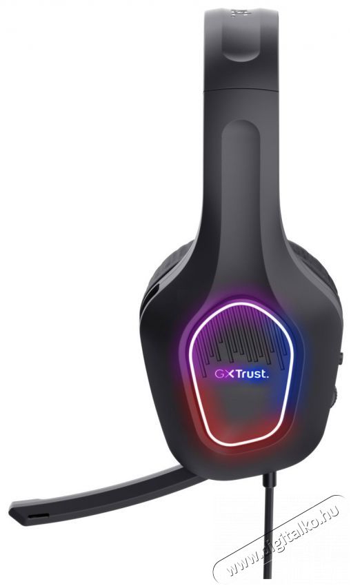 Trust GXT416 ZIROX BLK Audio-Video / Hifi / Multim&eacute;dia - F&uuml;l &eacute;s Fejhallgat&oacute;k - Fejhallgat&oacute; mikrofonnal / headset - 526522