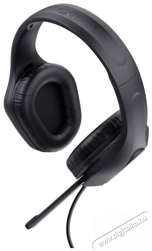Trust GXT416 ZIROX BLK Audio-Video / Hifi / Multim&eacute;dia - F&uuml;l &eacute;s Fejhallgat&oacute;k - Fejhallgat&oacute; mikrofonnal / headset - 526522