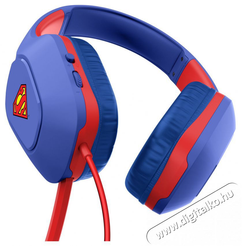 Trust GXT416SM ZIROX SUPERMAN Audio-Video / Hifi / Multim&eacute;dia - F&uuml;l &eacute;s Fejhallgat&oacute;k - Fejhallgat&oacute; mikrofonnal / headset - 526524