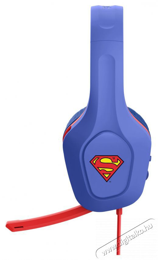 Trust GXT416SM ZIROX SUPERMAN Audio-Video / Hifi / Multim&eacute;dia - F&uuml;l &eacute;s Fejhallgat&oacute;k - Fejhallgat&oacute; mikrofonnal / headset - 526524