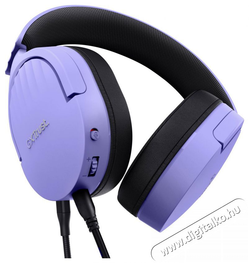 Trust GXT489 Fayzo Headset Eco Friendly Purple fejhallgat&oacute; Audio-Video / Hifi / Multim&eacute;dia - F&uuml;l &eacute;s Fejhallgat&oacute;k - Fejhallgat&oacute; mikrofonnal / headset - 526521