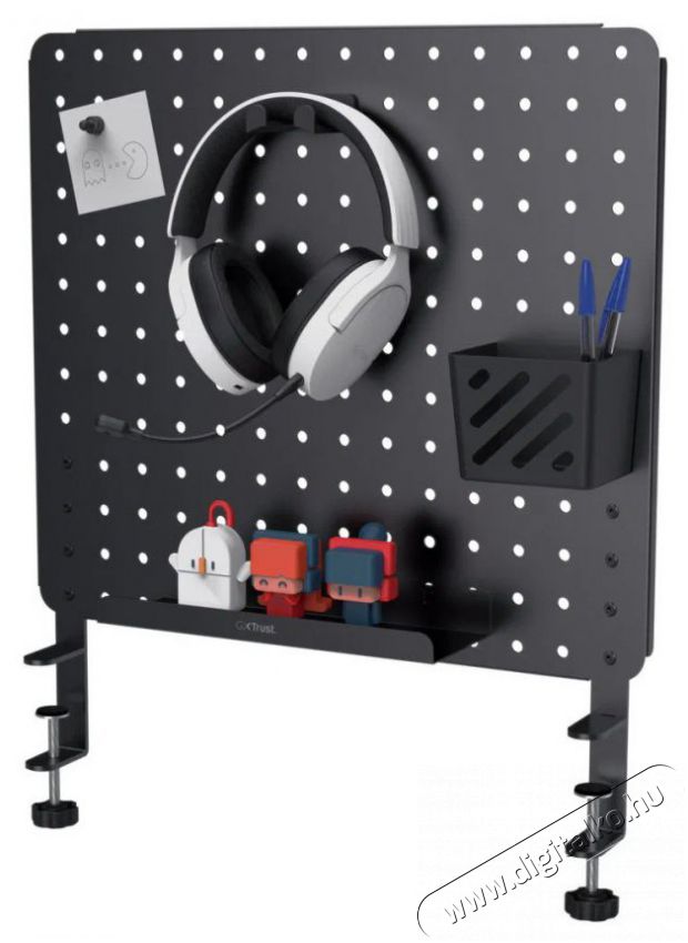 Trust GXT 724 VESTO Metal Pegboard Desk Organiser Iroda &eacute;s sz&aacute;m&iacute;t&aacute;stechnika - Egy&eacute;b sz&aacute;m&iacute;t&aacute;stechnikai term&eacute;k - 530745