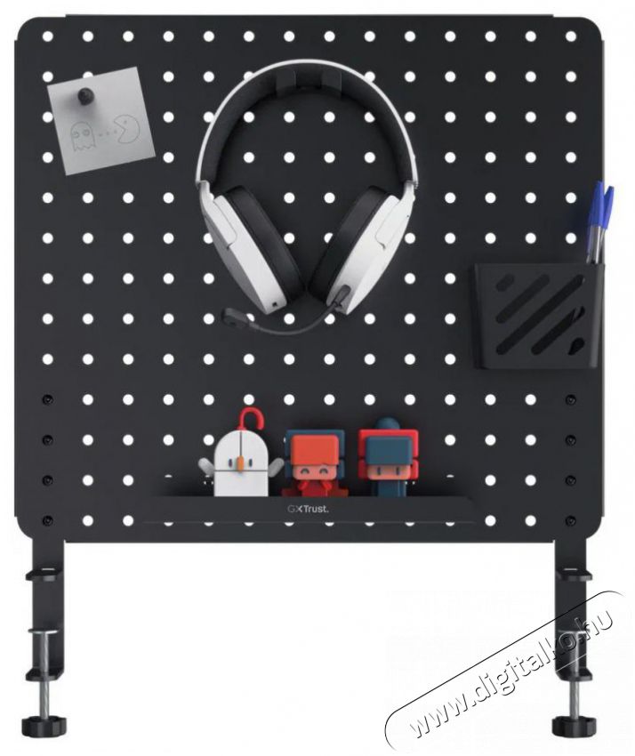 Trust GXT 724 VESTO Metal Pegboard Desk Organiser Iroda &eacute;s sz&aacute;m&iacute;t&aacute;stechnika - Egy&eacute;b sz&aacute;m&iacute;t&aacute;stechnikai term&eacute;k - 530745