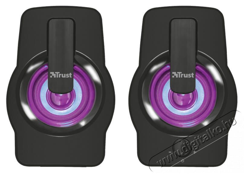 Trust Gemi RGB 2.0 12W hangsz&oacute;r&oacute; - fekete Iroda &eacute;s sz&aacute;m&iacute;t&aacute;stechnika - PC hangsz&oacute;r&oacute; / hangfal - 368547