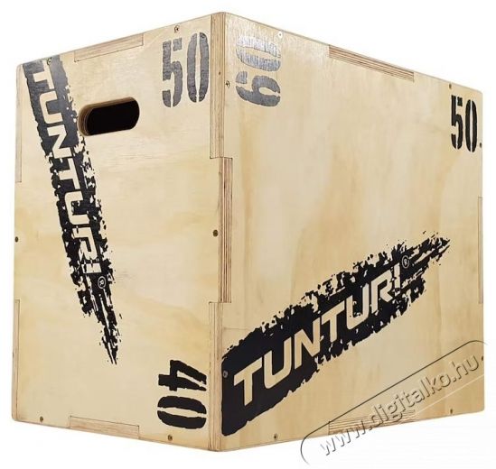 Tunturi  Plyometrikus doboz, Fa, 20mm, 40x50x60 cm H&aacute;ztart&aacute;s / Otthon / K&uuml;lt&eacute;r - J&aacute;t&eacute;k / Sport - Kieg&eacute;sz&iacute;tő - 537518