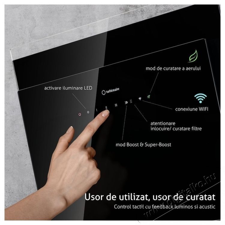 Turbionaire Be&eacute;p&iacute;tett dekorat&iacute;v p&aacute;raelsz&iacute;v&oacute; TVY60WB Konyhai term&eacute;kek - P&aacute;raelsz&iacute;v&oacute; - Be&eacute;p&iacute;thető / kih&uacute;zhat&oacute; - 533902