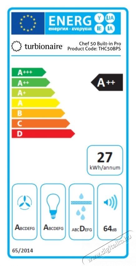 Turbionaire THC50BPS Be&eacute;p&iacute;thető p&aacute;raelsz&iacute;v&oacute; Konyhai term&eacute;kek - P&aacute;raelsz&iacute;v&oacute; - Be&eacute;p&iacute;thető / kih&uacute;zhat&oacute; - 533919