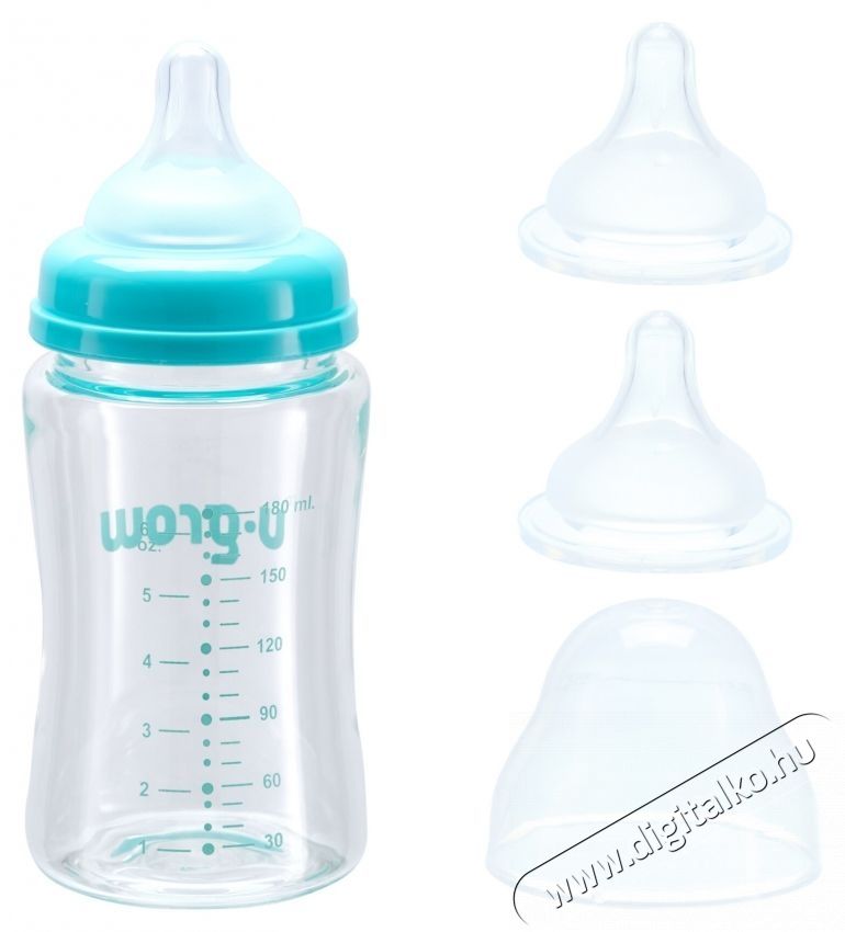 U-Grow &Uuml;vegpalack, 180 ml, 2 extra cumival Sz&eacute;ps&eacute;g&aacute;pol&aacute;s / Eg&eacute;szs&eacute;g - Baba mama term&eacute;k - Cumis&uuml;veg / cumi / etet&eacute;s kieg&eacute;sz&iacute;tő - 533935