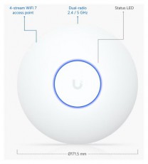UBIQUITI UniFi U7-Lite 802.11be Wi-Fi 7 Dual-band belt&eacute;ri Access Point Iroda &eacute;s sz&aacute;m&iacute;t&aacute;stechnika - H&aacute;l&oacute;zat - H&aacute;l&oacute;zati kieg&eacute;sz&iacute;tő - 506962