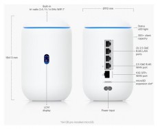 UBIQUITI UDR7 UniFi Dream Router 7 WiFi 7 Tri-band (Access Point, Switch, Tűzfal, Controller) h&aacute;l&oacute;zati eszk&ouml;z Iroda &eacute;s sz&aacute;m&iacute;t&aacute;stechnika - H&aacute;l&oacute;zat - Router - 516254