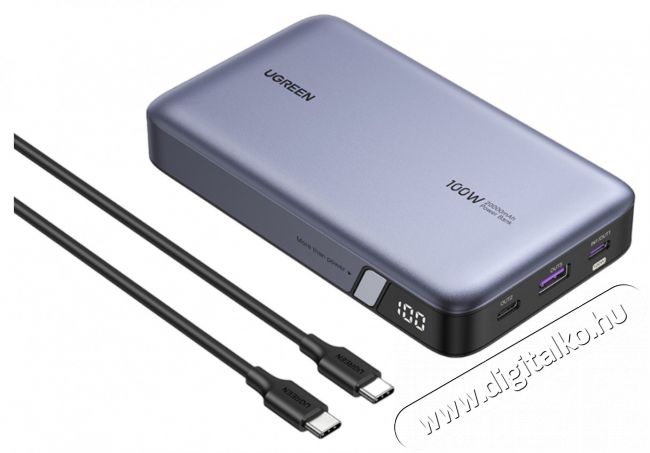 Ugreen PB720 20000mAh sz&uuml;rke powerbank Mobil / Kommunik&aacute;ci&oacute; / Smart - Powerbank / K&uuml;lső akkumul&aacute;tor &eacute;s t&ouml;ltő - 506212