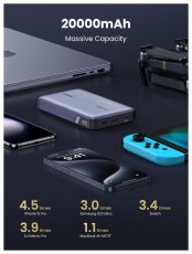 Ugreen PB720 20000mAh sz&uuml;rke powerbank Mobil / Kommunik&aacute;ci&oacute; / Smart - Powerbank / K&uuml;lső akkumul&aacute;tor &eacute;s t&ouml;ltő - 506212