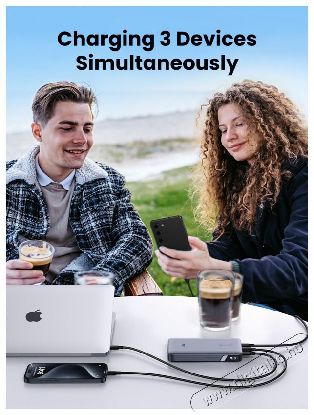 Ugreen PB720 20000mAh sz&uuml;rke powerbank Mobil / Kommunik&aacute;ci&oacute; / Smart - Powerbank / K&uuml;lső akkumul&aacute;tor &eacute;s t&ouml;ltő - 506212