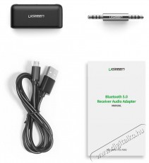Ugreen Car & Home Bluetooth 5.0 Receiver Audio Adapter Handsfree Black Aut&oacute;hifi / Aut&oacute; felszerel&eacute;s - Aut&oacute;s / aut&oacute;hifi kieg&eacute;sz&iacute;tő - Egy&eacute;b aut&oacute;s kieg&eacute;sz&iacute;tő - 529110