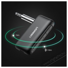 Ugreen Car & Home Bluetooth 5.0 Receiver Audio Adapter Handsfree Black Aut&oacute;hifi / Aut&oacute; felszerel&eacute;s - Aut&oacute;s / aut&oacute;hifi kieg&eacute;sz&iacute;tő - Egy&eacute;b aut&oacute;s kieg&eacute;sz&iacute;tő - 529110