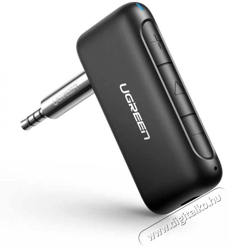 Ugreen Car & Home Bluetooth 5.0 Receiver Audio Adapter Handsfree Black Aut&oacute;hifi / Aut&oacute; felszerel&eacute;s - Aut&oacute;s / aut&oacute;hifi kieg&eacute;sz&iacute;tő - Egy&eacute;b aut&oacute;s kieg&eacute;sz&iacute;tő - 529110