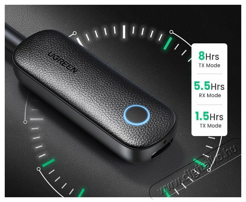 Ugreen Bluetooth Receiver&Transmitter Aut&oacute;hifi / Aut&oacute; felszerel&eacute;s - Aut&oacute;s / aut&oacute;hifi kieg&eacute;sz&iacute;tő - Egy&eacute;b aut&oacute;s kieg&eacute;sz&iacute;tő - 529108