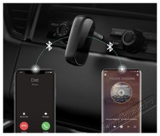 Ugreen Car & Home Bluetooth 5.0 Receiver aptX Audio Adapter Handsfree Black Aut&oacute;hifi / Aut&oacute; felszerel&eacute;s - Aut&oacute;s / aut&oacute;hifi kieg&eacute;sz&iacute;tő - Egy&eacute;b aut&oacute;s kieg&eacute;sz&iacute;tő - 529109