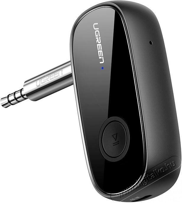 Ugreen Car & Home Bluetooth 5.0 Receiver aptX Audio Adapter Handsfree Black Aut&oacute;hifi / Aut&oacute; felszerel&eacute;s - Aut&oacute;s / aut&oacute;hifi kieg&eacute;sz&iacute;tő - Egy&eacute;b aut&oacute;s kieg&eacute;sz&iacute;tő - 529109