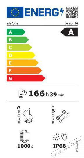Ulefone Armor 24 12GB / 256GB, fekete Mobil / Kommunik&aacute;ci&oacute; / Smart - Okostelefon - Android - 520231