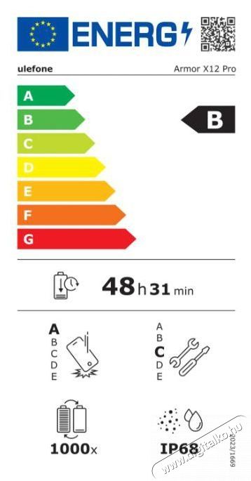 Ulefone Armor X12 Pro 4GB/64GB narancss&aacute;rga Mobil / Kommunik&aacute;ci&oacute; / Smart - Okostelefon - Android - 528230