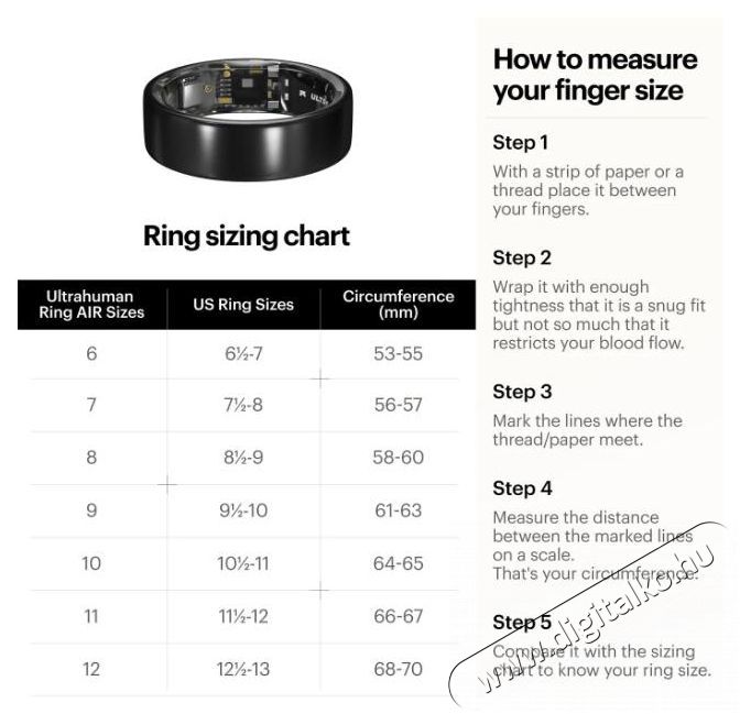 Ultrahuman Ring Air Bionic Gold, 13 Mobil / Kommunik&aacute;ci&oacute; / Smart - Okos eszk&ouml;z - Egy&eacute;b okos eszk&ouml;z - 528245