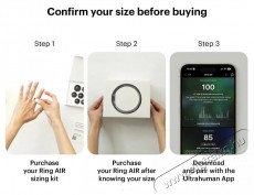Ultrahuman Ring Air Matt Grey, 5 Mobil / Kommunik&aacute;ci&oacute; / Smart - Okos eszk&ouml;z - Egy&eacute;b okos eszk&ouml;z - 528248