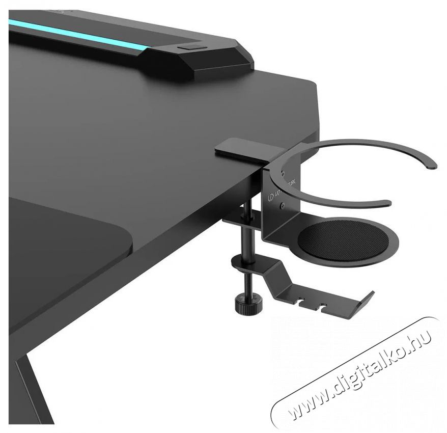 ULTRADESK Space XXL V2 fekete Iroda &eacute;s sz&aacute;m&iacute;t&aacute;stechnika - Egy&eacute;b sz&aacute;m&iacute;t&aacute;stechnikai term&eacute;k - 530766