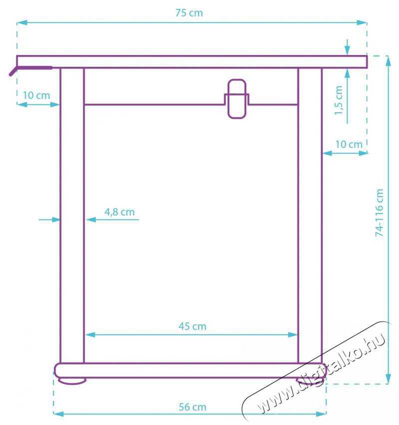 ULTRADESK UPLIFT - fekete Iroda &eacute;s sz&aacute;m&iacute;t&aacute;stechnika - Egy&eacute;b sz&aacute;m&iacute;t&aacute;stechnikai term&eacute;k - 530759