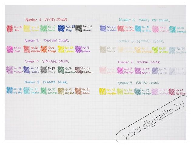 UNI Emott No.4 Island Colors 5db-os vegyes sz&iacute;nű tűfilc k&eacute;szlet Iroda &eacute;s sz&aacute;m&iacute;t&aacute;stechnika - Egy&eacute;b sz&aacute;m&iacute;t&aacute;stechnikai term&eacute;k - 390230