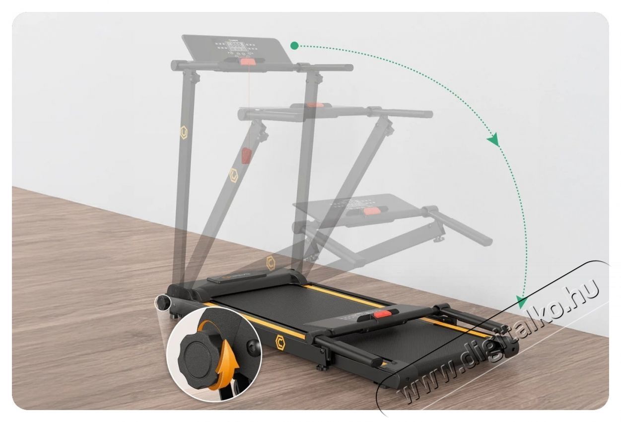 Urevo Foldi Mini Treadmill Fut&oacute;pad H&aacute;ztart&aacute;s / Otthon / K&uuml;lt&eacute;r - J&aacute;t&eacute;k / Sport - Kieg&eacute;sz&iacute;tő - 540056