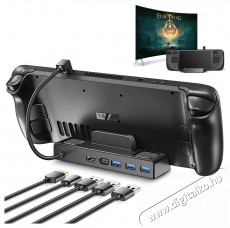 Valve Steam Deck Console 256GB Iroda &eacute;s sz&aacute;m&iacute;t&aacute;stechnika - J&aacute;t&eacute;k konzol - Kontroller - 520262