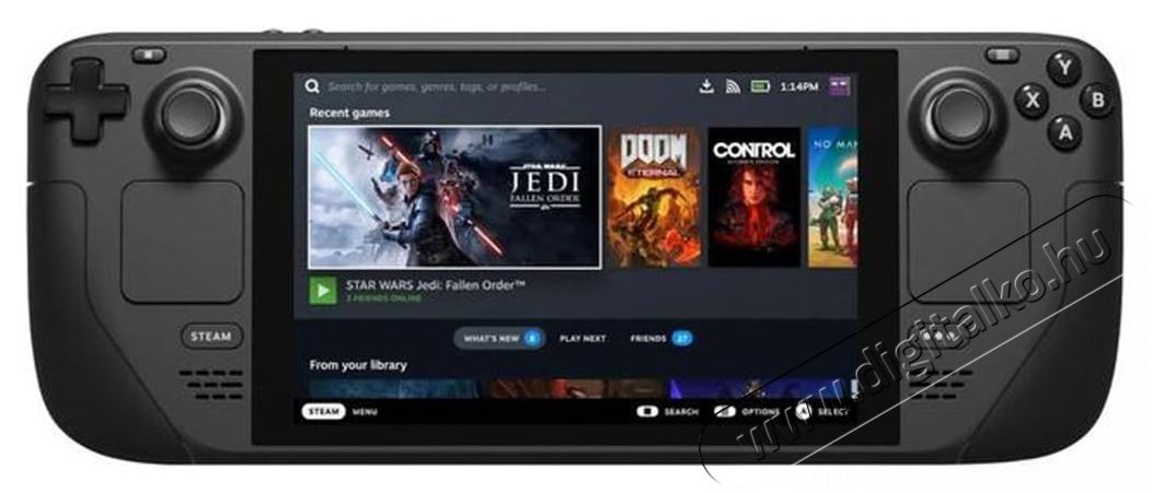 Valve Steam Deck Console 256GB Iroda &eacute;s sz&aacute;m&iacute;t&aacute;stechnika - J&aacute;t&eacute;k konzol - Kontroller - 520262