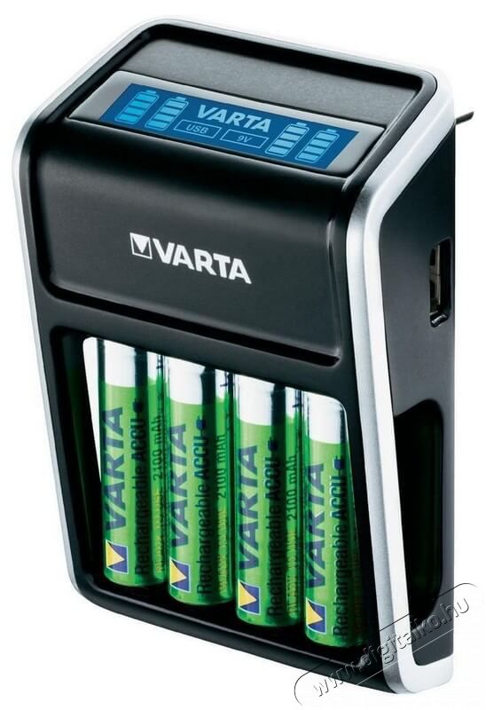 Varta LCD Plug t&ouml;ltő 4x2100mAh R2U AA Akkuk &eacute;s t&ouml;ltők - Elem m&eacute;retű akku &eacute;s t&ouml;ltő - T&ouml;ltő - 336650