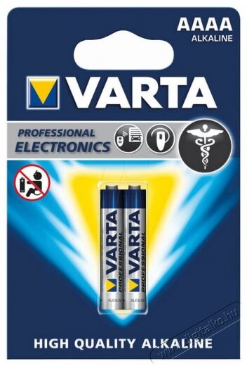 Varta Professional AAAA (LR61) tart&oacute;s elem 2db/bliszter Akkuk &eacute;s t&ouml;ltők - Elem - 339681