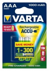 Varta Professional Akku AAAx2 1000mA Akkuk és töltők - Elem méretű akku és töltő - Akku - 336686