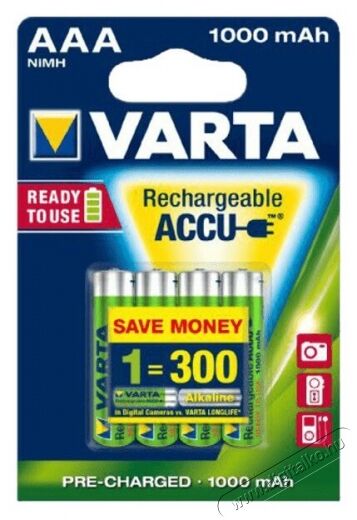 Varta Professional akkumul&aacute;tor AAAx4 1000mA Akkuk &eacute;s t&ouml;ltők - Elem m&eacute;retű akku &eacute;s t&ouml;ltő - Akku - 336687