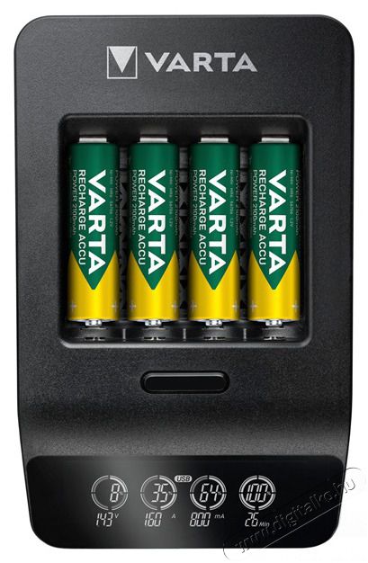 Varta 57684101441 LCD Smart Charger/4db/AA/2100mAh akku/akku t&ouml;ltő Akkuk &eacute;s t&ouml;ltők - Elem m&eacute;retű akku &eacute;s t&ouml;ltő - Szettben - 386620
