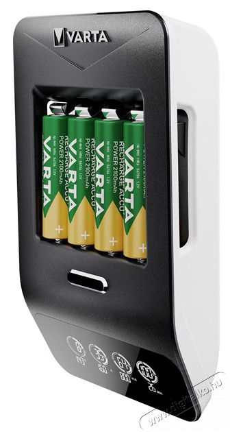 Varta 57685101441 LCD Ultra Fast Charger/4db AA 2100mAh akku/akku t&ouml;ltő Akkuk &eacute;s t&ouml;ltők - Elem m&eacute;retű akku &eacute;s t&ouml;ltő - Szettben - 386619