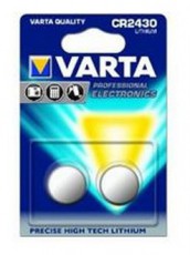 Varta 6430101402 CR2430 l&iacute;tium gombelem 2db/bliszter Akkuk &eacute;s t&ouml;ltők - Elem - 388029