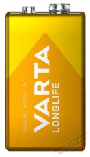 Varta 4122101411 Longlife alk&aacute;li 9V elem 1db/bliszter Akkuk &eacute;s t&ouml;ltők - Elem - 388280