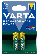 Varta 5716101402 Professional AA 2600mAh akkumul&aacute;tor 2db/bliszter Akkuk &eacute;s t&ouml;ltők - Elem - 388218