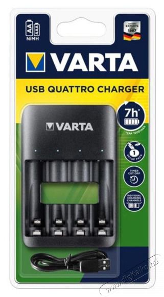 Varta 57652101451 USB Quattro t&ouml;ltő Akkuk &eacute;s t&ouml;ltők - Elem m&eacute;retű akku &eacute;s t&ouml;ltő - T&ouml;ltő - 388207