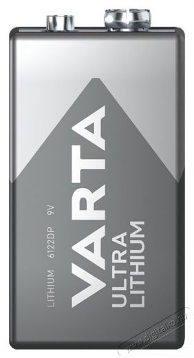 Varta 6122301401 Professional 9V Lithium elem 1db/bliszter Akkuk &eacute;s t&ouml;ltők - Elem - 388268