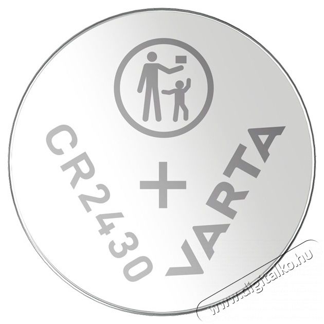 Varta 6430112401 CR2430 l&iacute;tium gombelem 1db/bliszter Akkuk &eacute;s t&ouml;ltők - Elem - 388266
