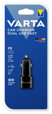 Varta 57932101401 Car Charger Dual USB Fast 1xUSB/1xUSB-C aut&oacute;s t&ouml;ltő Aut&oacute;hifi / Aut&oacute; felszerel&eacute;s - Aut&oacute;s kihangos&iacute;t&oacute; - Aut&oacute;s kihangos&iacute;t&oacute; - 398739