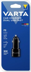 Varta 57932101401 Car Charger Dual USB Fast 1xUSB/1xUSB-C autós töltő Autóhifi / Autó felszerelés - Autós kihangosító - Autós kihangosító - 398739