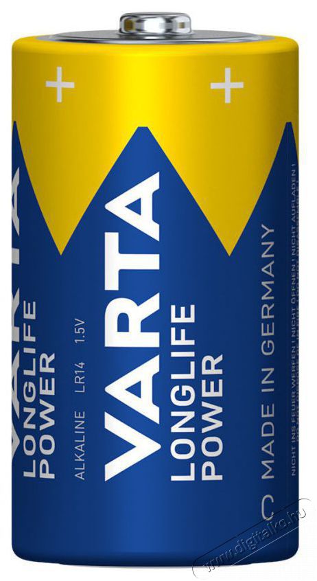 Varta 4914121412 Longlife Power C (LR14) alk&aacute;li baby elem 2db/bliszter Akkuk &eacute;s t&ouml;ltők - Elem - 388287