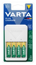 Varta 57657101451 Plug t&ouml;ltő + 4db AA 2100 mAh akkumul&aacute;tor F&eacute;nyk&eacute;pezőg&eacute;p / kamera - Sport kamera tartoz&eacute;kok - Akkumul&aacute;tor / t&ouml;ltő - 406748