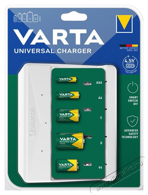 Varta 57658101401 Universal akkumul&aacute;tor n&eacute;lk&uuml;li t&ouml;ltő F&eacute;nyk&eacute;pezőg&eacute;p / kamera - Sport kamera tartoz&eacute;kok - Akkumul&aacute;tor / t&ouml;ltő - 405870